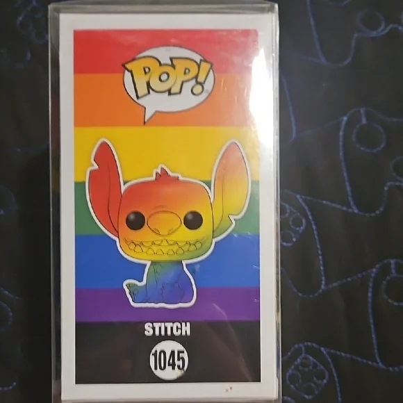 Disney Pop! Stitch Rainbow Vinyl Collectible - Picture 3 of 3
